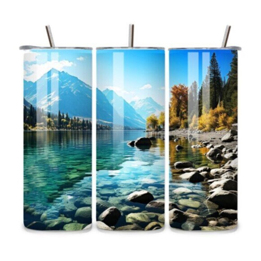 Mountain Scene 20oz Stainless Steel Tumbler